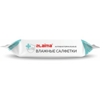 Влажные салфетки LAIMA 50 шт., антибактериальные, удобный формат упаковки «Возьми с собой» 115225