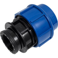 Компрессионная муфта для ПЭ труб LAMMIN вр 63x1 1/2" Lm34004063040