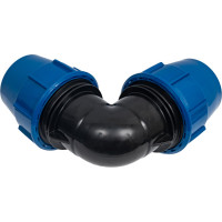 Отвод компрес. для пэ труб LAMMIN 75 Lm34109075075