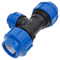 Тройник компрес. для пэ труб LAMMIN 50x32x50 Lm34111503250