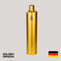 Коронка алмазная по бетону 102/400 мм, 9 сегментов, 1 1/4 GOLDEN DRAGON 102/400.11/4.GD