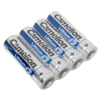 Батарейки Lithium литиевые АА/FR6, упаковка 4 шт Camelion 15243