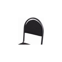 Стул для посетителей ОФИСМАГ Рс00м, черный каркас, ткань черная 531891