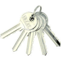 Цилиндр замка DORF ECONOMY ключ/ключ, английский, латунь, 30-30, блистер DORF_ECO_60(30x30)_k_k_BRASS_бл