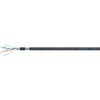 Кабель для интерфейса Cabeus RS-485/RS-422, 2x(2x24 AWG), многожильный (patch), экран - фольга + оплетка 90 процентов, - 40 C - +75 C, PVC 305м RS-485 2x2x24AWG/7