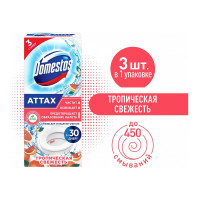 Стикер для унитаза DOMESTOS тропическая свежесть CE 3x10Г 4605922011743