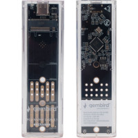 Внешний корпус Gembird USB 3.1 для M2 NVME, порт Type-С, пластик, прозрачный, EEM2-NVME-2