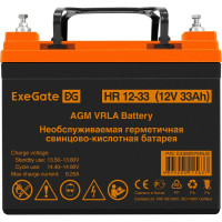 Аккумуляторная батарея HR 12-33 12V 33Ah, под болт М6 ExeGate 282975
