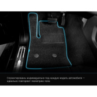 Коврики в салон Klever Premium FAW J6 2023-, самосвал, (текстиль), 2шт. (текстиль) / ФАВ Джей 6 KLEVER0306201922110kh
