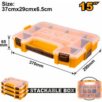 Пластиковый органайзер для инструмента INGCO 370x290x65 мм PBX1511