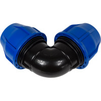 Отвод ПНД компрессионный ПК АкваЭлемент 63x63 EL-F-03-63