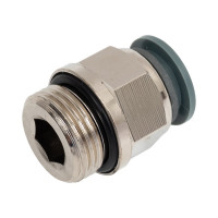 Фитинг прямой R7512 10 мм, 3/8" Camozzi SRF50-7512-1058R