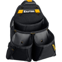 Поясная сумка KRAFTOOL KP-15 350x320 мм с быстросъёмным креплением FastClip, 15 карманов и петель 38771