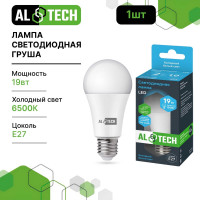 Лампочка светодиодная ALTECH LED Р60-19W-865-E27 19Вт груша холодный белый свет 4673758070340