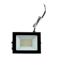 Светодиодный прожектор с датчиком освещенности General Lighting Systems 50Вт 860Лм 6500К Холодный белый свет IP65 Черный GTAB-S1-50BT-IP65-6 403224