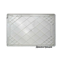 Крышка п/п Тара.ру 600x400 для ящиков цв. серый 29432