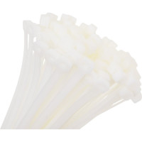 Стяжки пластиковые Cablexpert 400 мм х 7.6 мм, белые (100 шт.) NYT-400x7.6