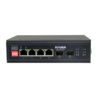 Коммутатор промышленный 6-портовый гигабитный Amatek AN-SXG6P4 7000916
