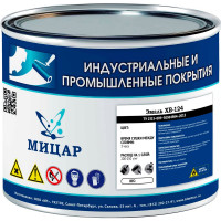 Эмаль Мицар ХВ-124 1,8 кг жёлтый УТ000012939