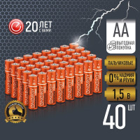 Батарейка алкалиновая ENERGY Turbo LR6/10KS (АА) 40 штук 108241
