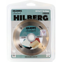 Диск алмазный отрезной Hilberg 125x22.23 Scalpel 0.8 мм HM008
