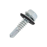 Кровельный саморез ЖЕСТЬ цинк, 6,3x25 мм, 10 шт., европодвес УТ-00009354