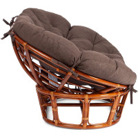 Диван Tetchair MAMASAN/МАМАСАН 23/02 W с подушкой 182x119 см, 169x102x80 см, Cognac (коньяк), ткань, коричневый, 3М7-147 24254