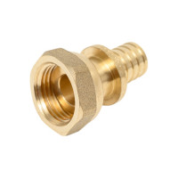 Муфта аксиальная Millennium для труб из сшитого полиэтилена, комбинированная, с накидной гайкой ф16x2.2 мм - 1/2" MSPN1612