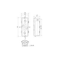 Ящик огнетушителя ТМР до 10 кг, диаметр 130-180 мм, 767х306х247 мм FIREBOX10