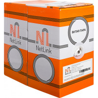 Кабель Netlink омедненный NL-CCA UTP 4PR 24 AWG CAT5е 305м ВНЕШНИЙ УТ-00000564