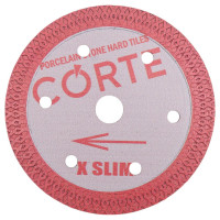 Диск алмазный для мини УШМ по керамограниту CORTE X SLIM 76х1.2х10 мм XSD76