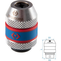 Держатель метчика KING TONY М3-М8, 1/4" 39122008M