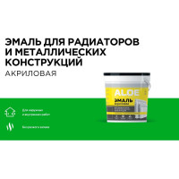 Эмаль акриловая для радиаторов и металлических конструкций ALOE 11183