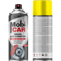 Эмаль для суппортов термостойкая Mobicar +300С, 520 мл, жёлтый 0510-03 MC