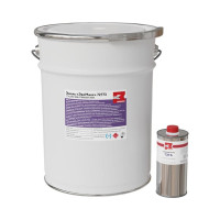 Эмаль эпоксидная двухкомпонентная матовая ЭвоМикс 72773 18 кг RAL 6037 Зеленый 18КЭR6037