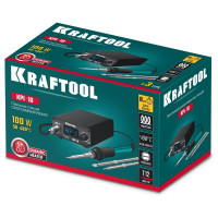 Программируемая паяльная станция KRAFTOOL KPI-10 100 Вт, 3 жала Т12 55343