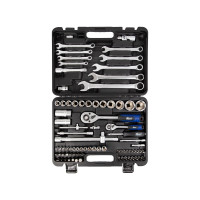 Набор инструмента KRAFT Master 1/2DR и 1/4DR 82 предмета KT 701250