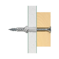 Дюбель с шурупом Fischer UX 6x50 S K 90872