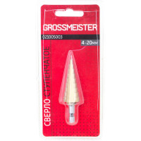 Сверло ступенчатое GROSSMEISTER 4-20мм 021005003