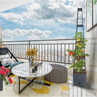 Напольный горшок для вьющихся растений PARK T4 109153