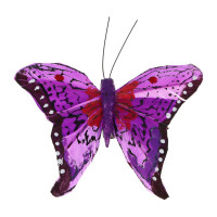 Бабочка декоративная Inbloom Экзотическая на прищепке 8см 153-182