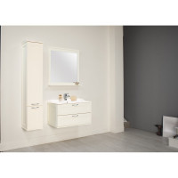 Зеркало AQUATON Леон 80 Дуб бежевый 1A186402LBPR0, 00000062285