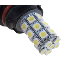 Автолампа диод HB1 SKYWAY 12V 27 SMD диодов 1-конт Белая Ближний, дальний, противотуманные min2 S9004 5050-27
