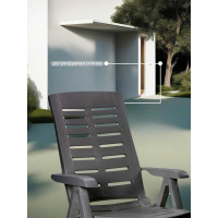 Складное кресло IPAE-PROGARDEN YUMA антрацит 65001