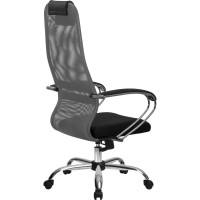 Кресло МЕТТА su-b-8, подлокотники 131, основание 003, светло-серый z312455885