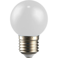 Светодиодная декоративная лампа IEK Lighting g45 шар 1вт 230в теплый белый e27 LLE-G45-1-230-WW-E27