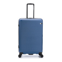 Чемодан Torber Caspian, темно-синий, ABS-пластик, 49x29x78 см, 96 л T2055L-Navi