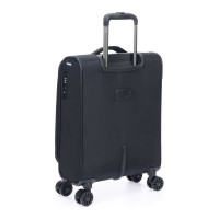 Чемодан Torber Brosno, черный, нейлон 600D, 36.5x20x54 см, 32 л T1901S-Black