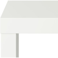 Журнальный, придиванный стол СТИМ Лайк 55x55 см, белый 950000290