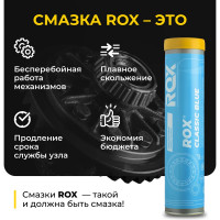 Многоцелевая водостойкая синяя автомобильная смазка CLASSIC BLUE Туба 370 гр ROX R147